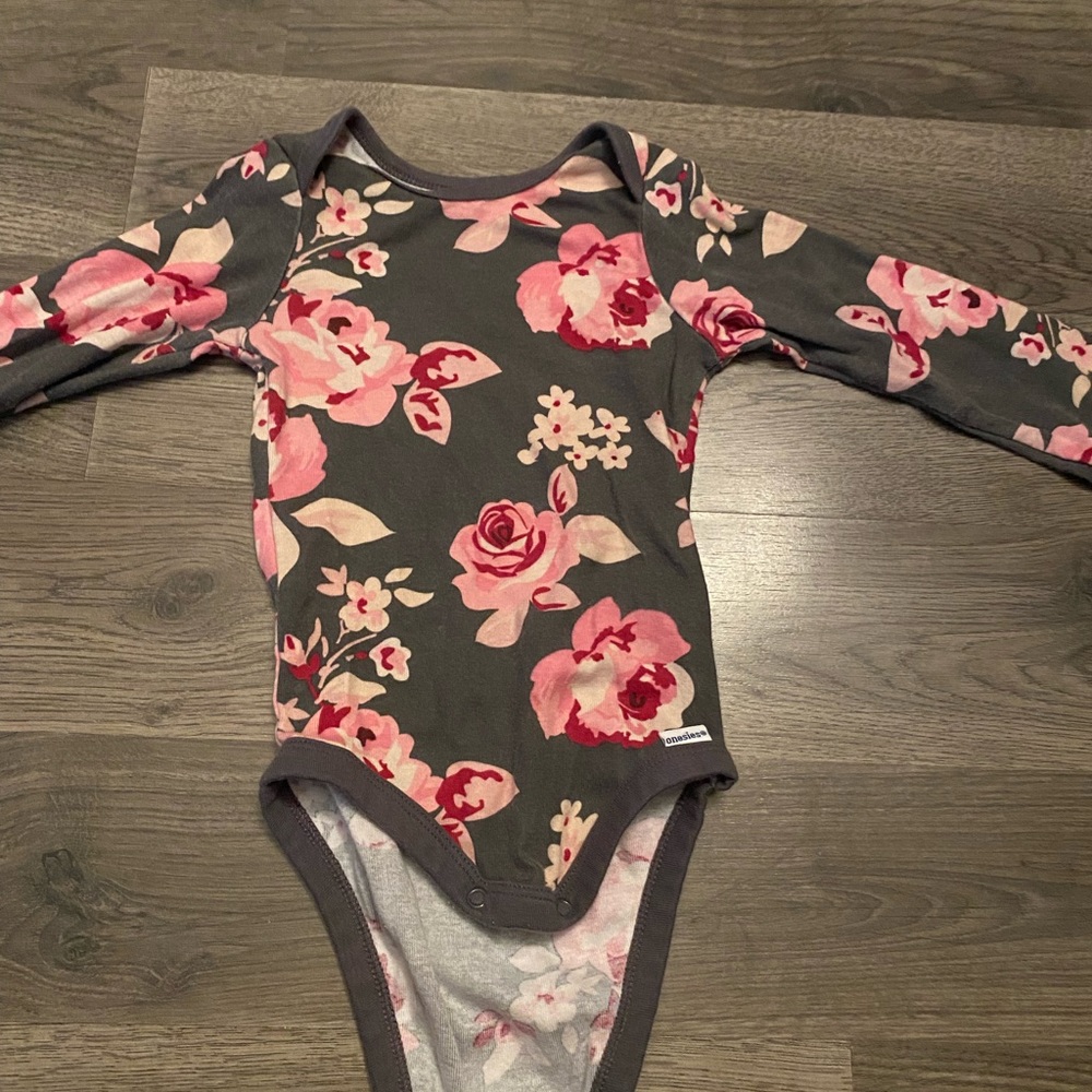 6-9 month modern moments onesie